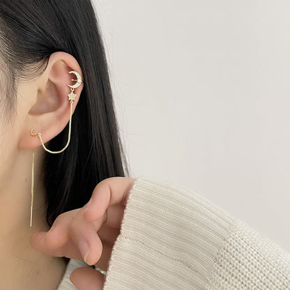 Celestial Star And Moon Earrings - emmy-rae-jewels.com