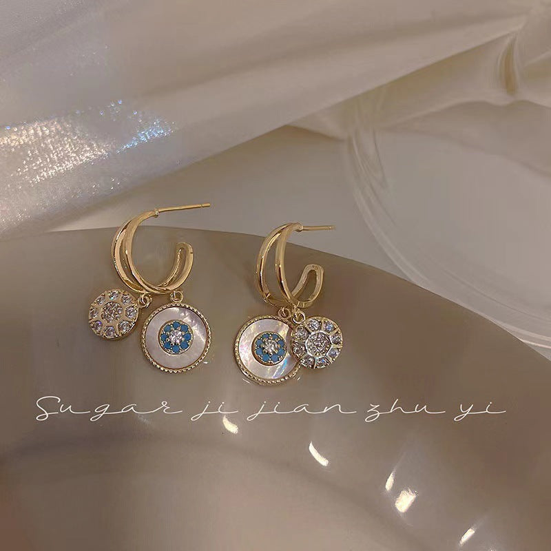 Alluring Kaleidoscope Gold Plated Earrings - emmy-rae-jewels.com