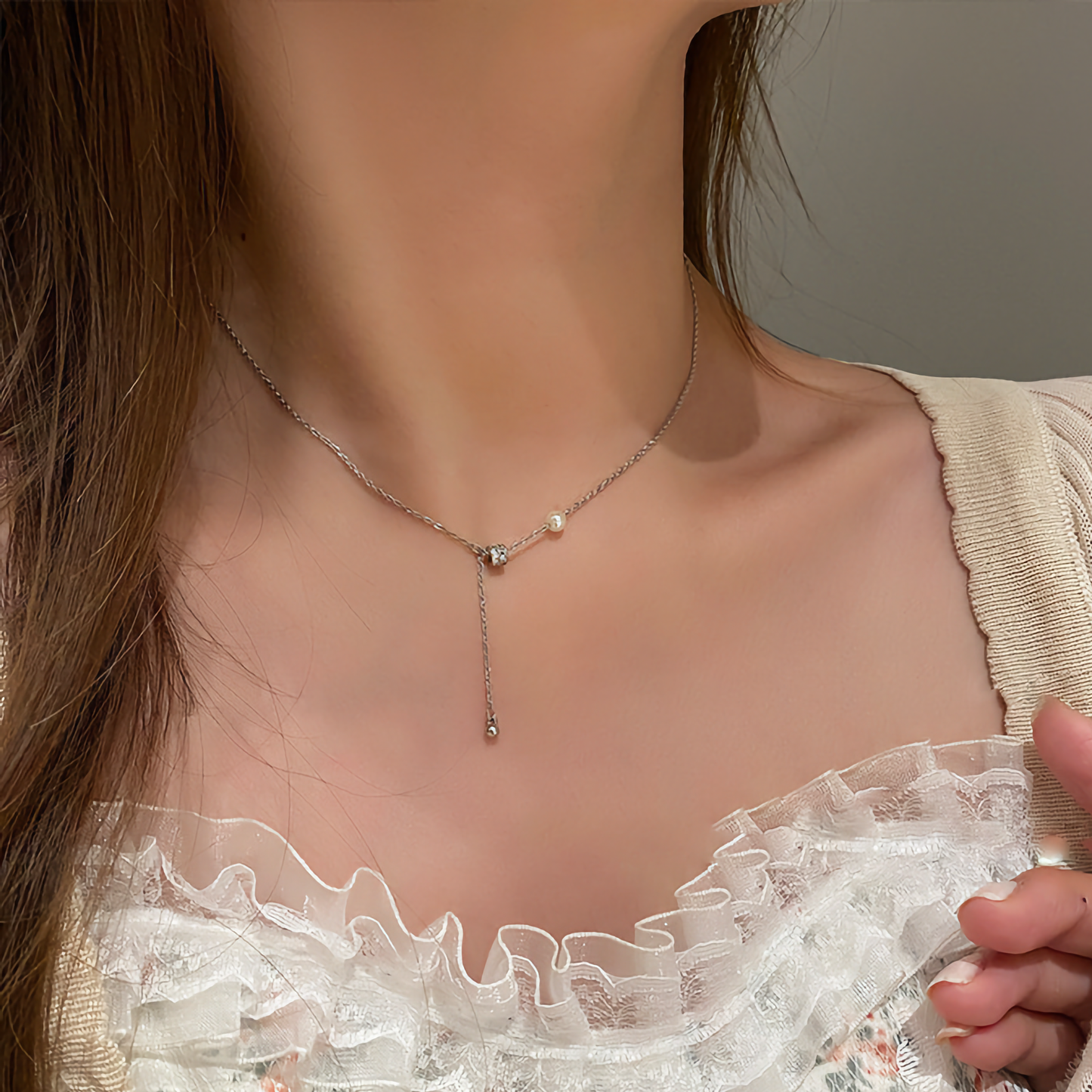Claudia Pearl Drop Necklace - emmy-rae-jewels.com