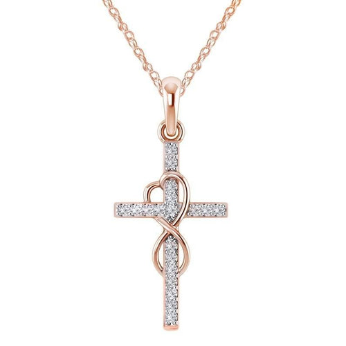 Blessed Infinity Crucifix - emmy-rae-jewels.com