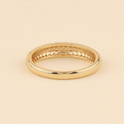 Crystal Dome Gold Ring - emmy-rae-jewels.com