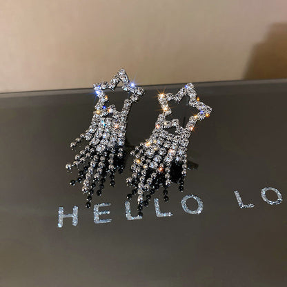 Glimmer Zirconia Star Earrings - emmy-rae-jewels.com