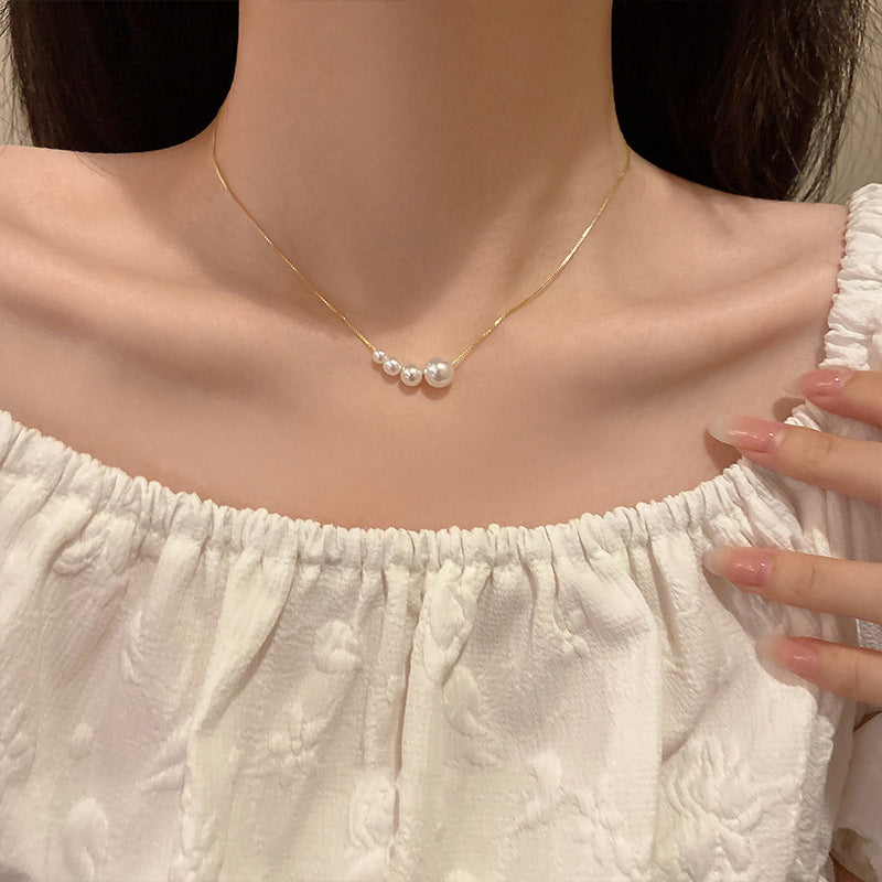 Asana Layered Pearl Necklace - emmy-rae-jewels.com