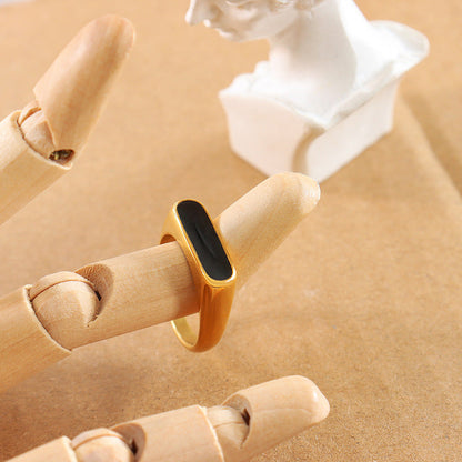 Brenda Golden Onyx Ring - emmy-rae-jewels.com