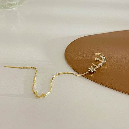 Celestial Star And Moon Earrings - emmy-rae-jewels.com