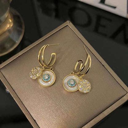 Alluring Kaleidoscope Gold Plated Earrings - emmy-rae-jewels.com