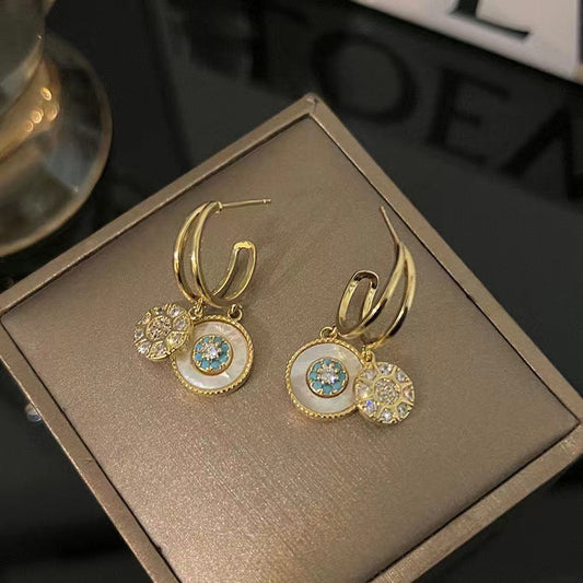 Alluring Kaleidoscope Gold Plated Earrings - emmy-rae-jewels.com
