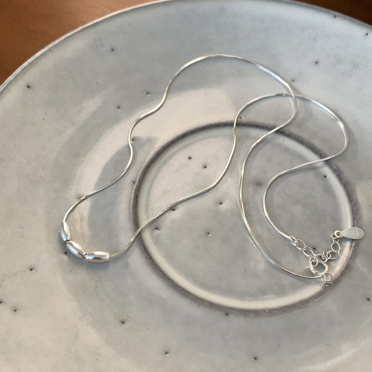 Dalia Snake Chain Millet Necklace - emmy-rae-jewels.com