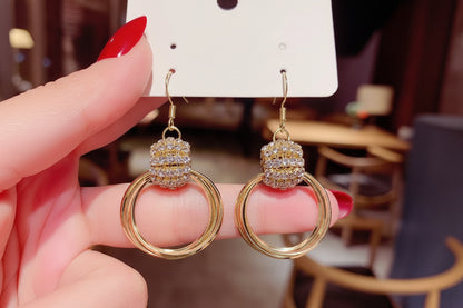 Anastasia Gold Plated Loop Earrings - emmy-rae-jewels.com