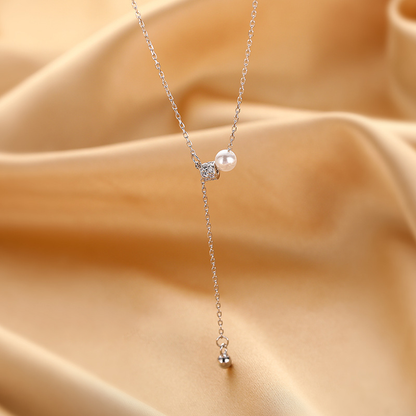 Claudia Pearl Drop Necklace - emmy-rae-jewels.com