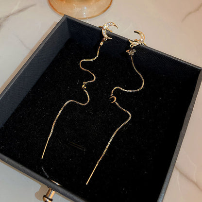 Celestial Star And Moon Earrings - emmy-rae-jewels.com