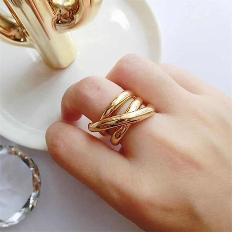 Delicate Disruption Layered Ring - emmy-rae-jewels.com