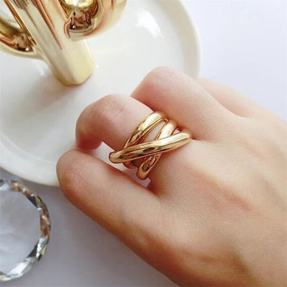 Delicate Disruption Layered Ring - emmy-rae-jewels.com