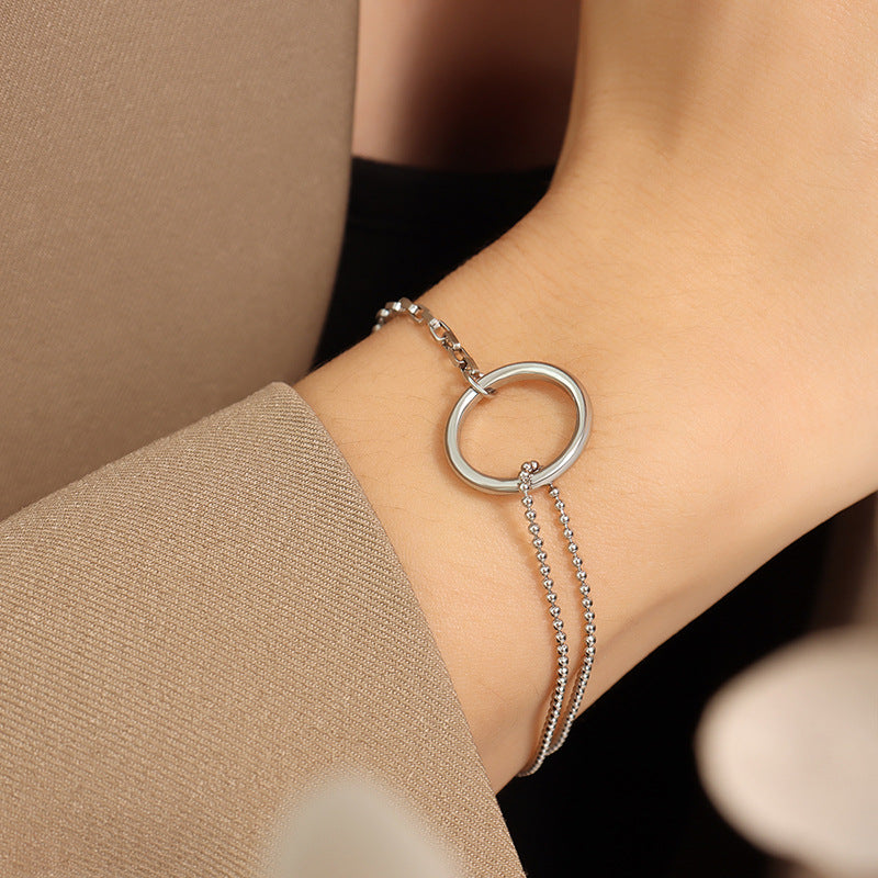 Luria Golden Hoop Bracelet