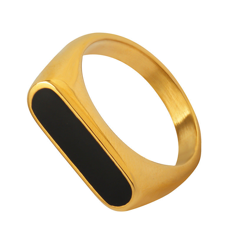 Brenda Golden Onyx Ring - emmy-rae-jewels.com