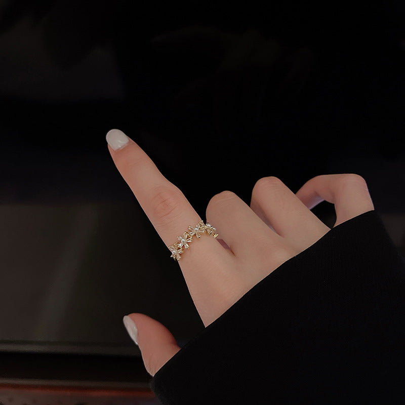 Cecilia Floral Pearl Ring - emmy-rae-jewels.com