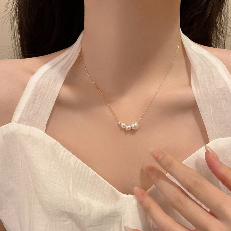 Asana Layered Pearl Necklace - emmy-rae-jewels.com