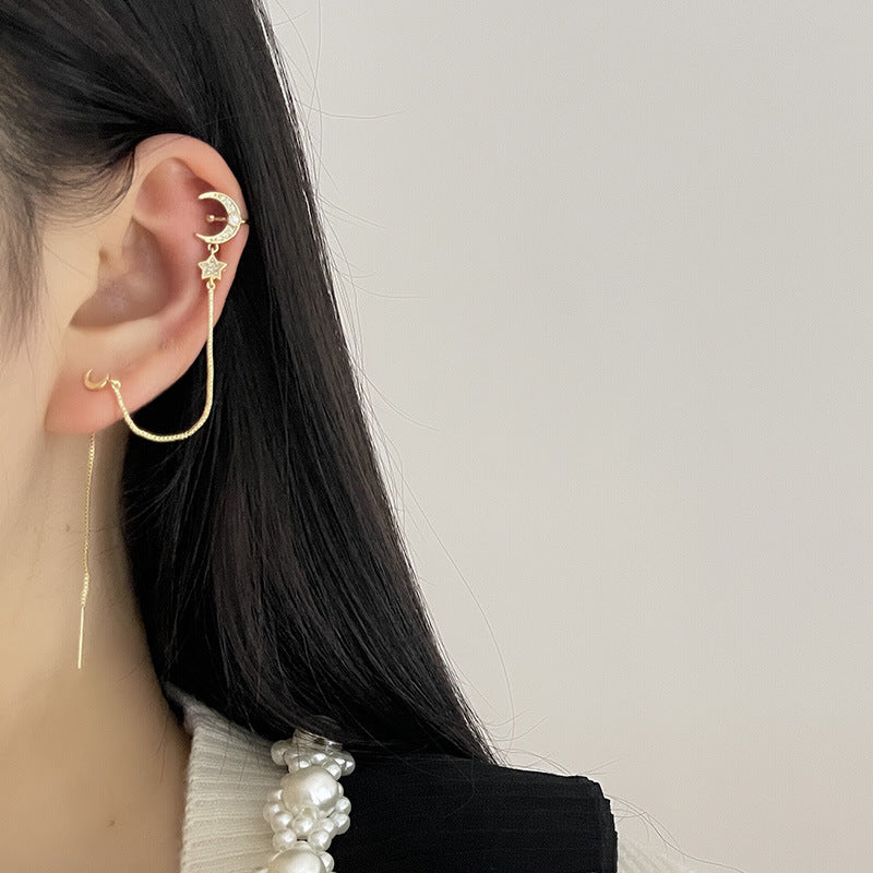 Celestial Star And Moon Earrings - emmy-rae-jewels.com