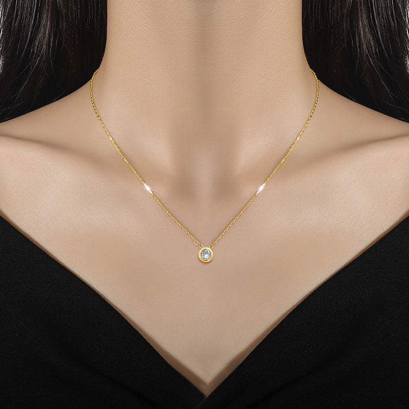 Beaumont Gold Crystal Pendant - emmy-rae-jewels.com