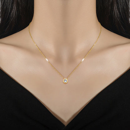 Beaumont Gold Crystal Pendant - emmy-rae-jewels.com