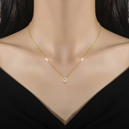 Beaumont Gold Crystal Pendant - emmy-rae-jewels.com