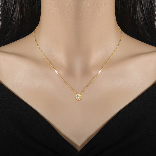 Beaumont Gold Crystal Pendant - emmy-rae-jewels.com