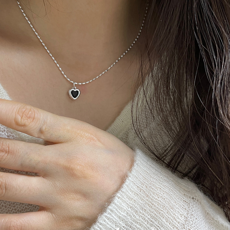 Ada Silver Heart Pendant - emmy-rae-jewels.com
