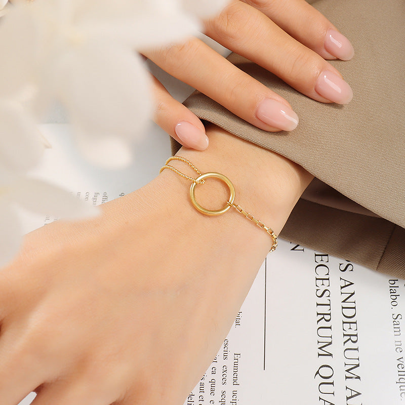 Luria Golden Hoop Bracelet