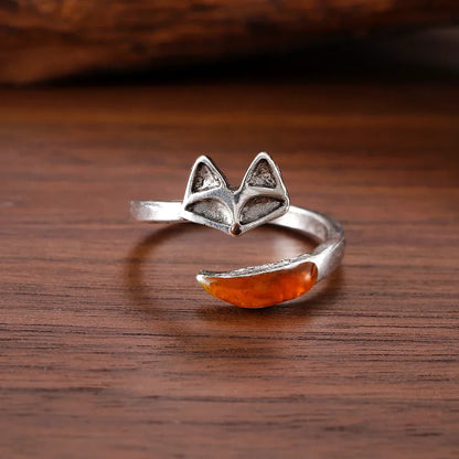 Vintage Fox Spirit Ring - emmy-rae-jewels.com