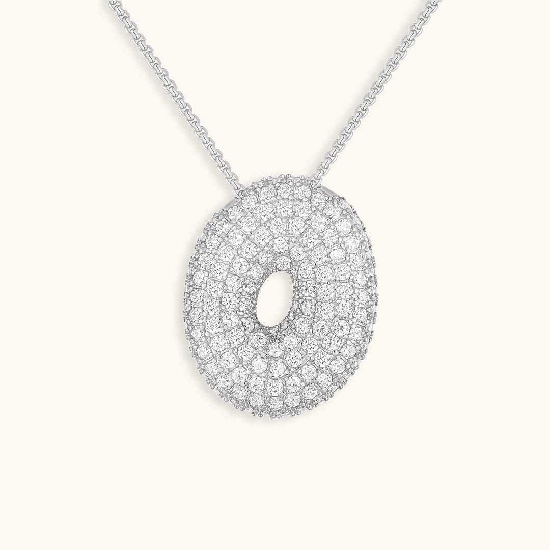 Hailey Bubble Initial Necklace - emmy-rae-jewels.com