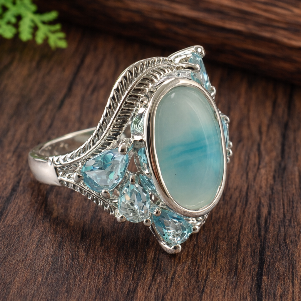 Vintage Turquoise Opal Ring