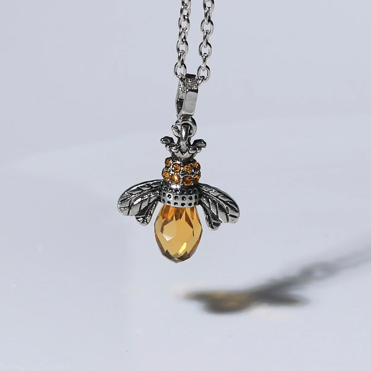 Vintage Bee Necklace & Earrings Set - emmy-rae-jewels.com
