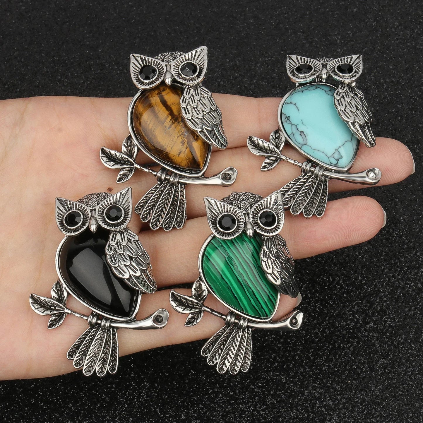 Crystal Owl Wisdom Pendant Necklace - emmy-rae-jewels.com