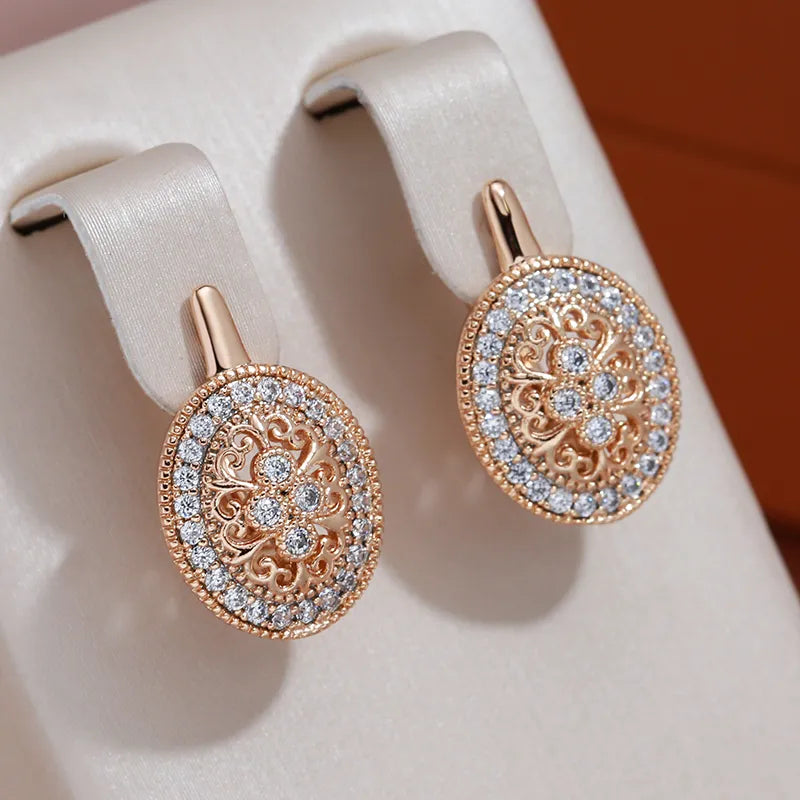 Elegant Bright Rounded Earrings - emmy-rae-jewels.com