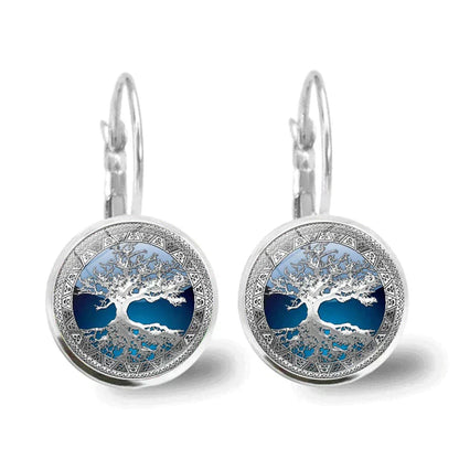 Silver Tree of Life Earrings - emmy-rae-jewels.com