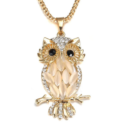 Golden Owl Necklace - emmy-rae-jewels.com