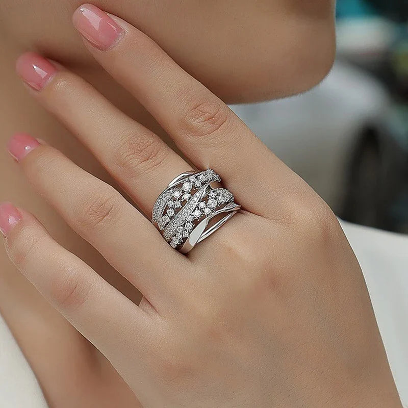 Luxury Crystal Layer Ring - emmy-rae-jewels.com