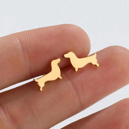 Dachshund Stud Earrings - emmy-rae-jewels.com