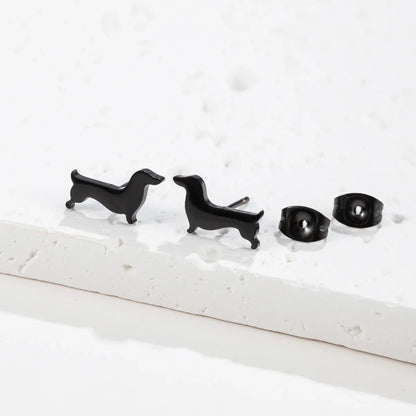 Dachshund Stud Earrings - emmy-rae-jewels.com