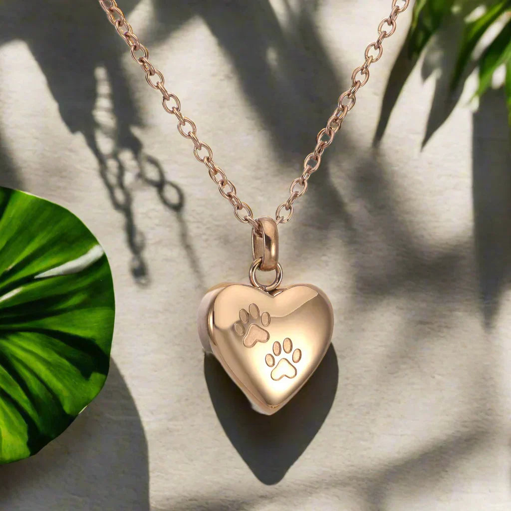 Pet Lovers Heart-Shaped Necklace