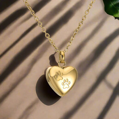 Pet Lovers Heart-Shaped Necklace
