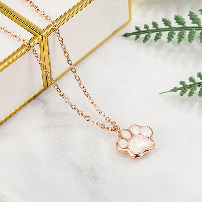 Necklace with Paw Charm - emmy-rae-jewels.com