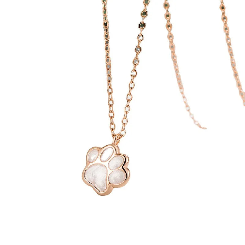 Necklace with Paw Charm - emmy-rae-jewels.com
