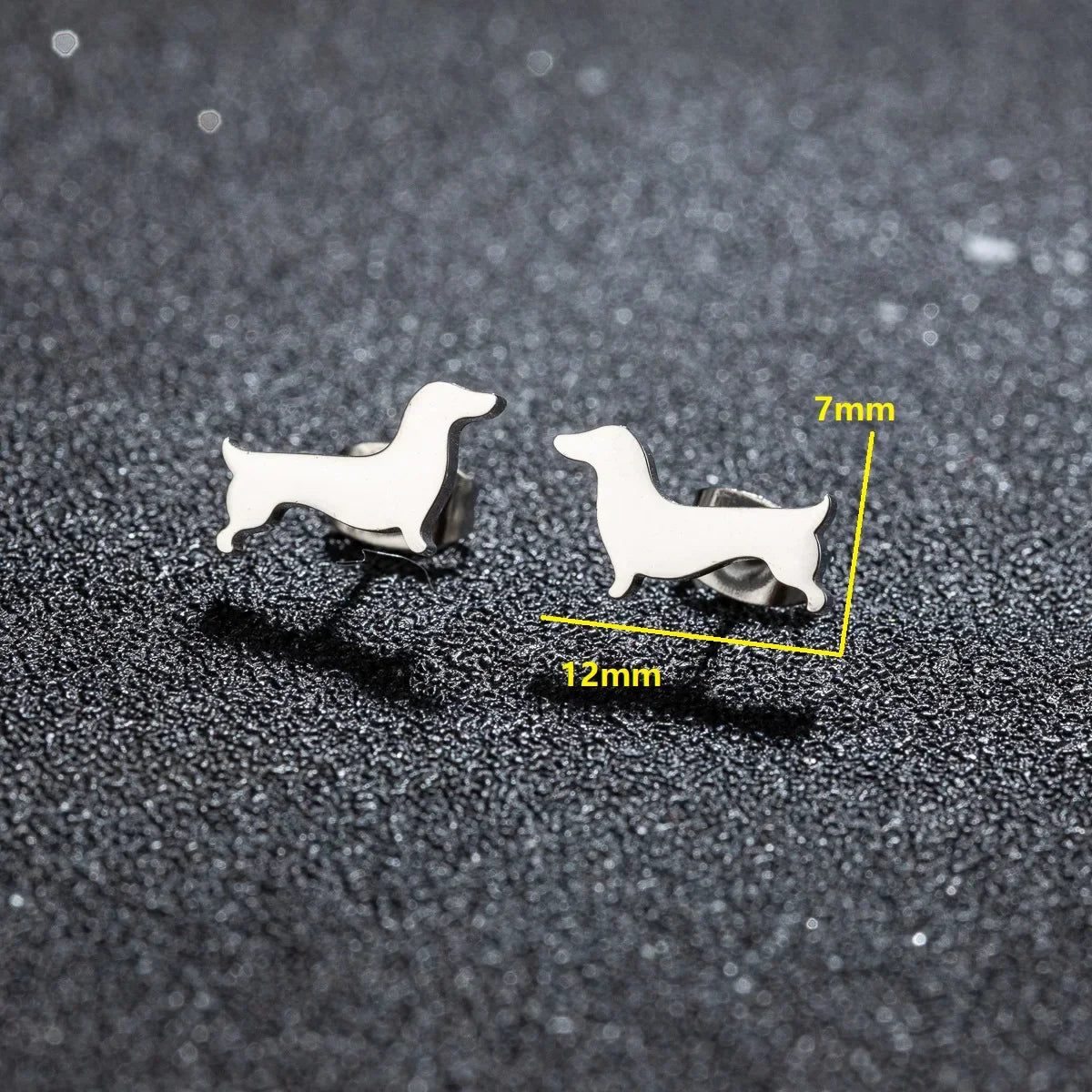 Dachshund Stud Earrings - emmy-rae-jewels.com