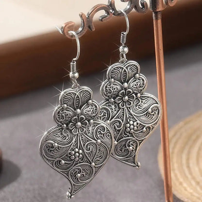 Enchanting Silver Leaf Earrings