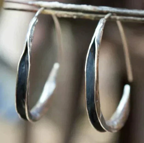 Simple Large Circle Earrings