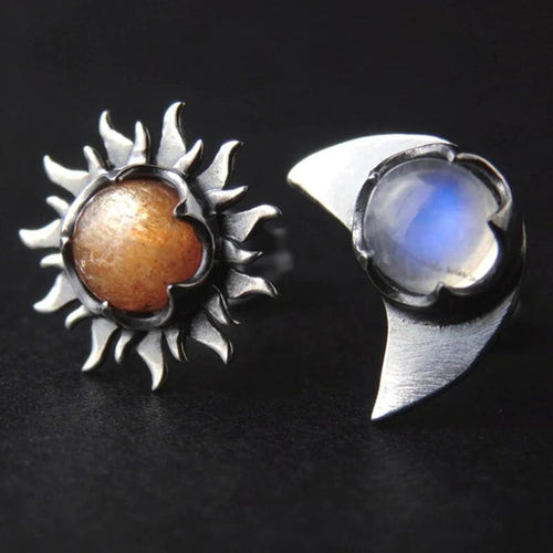 Sun Moon Earrings - emmy-rae-jewels.com