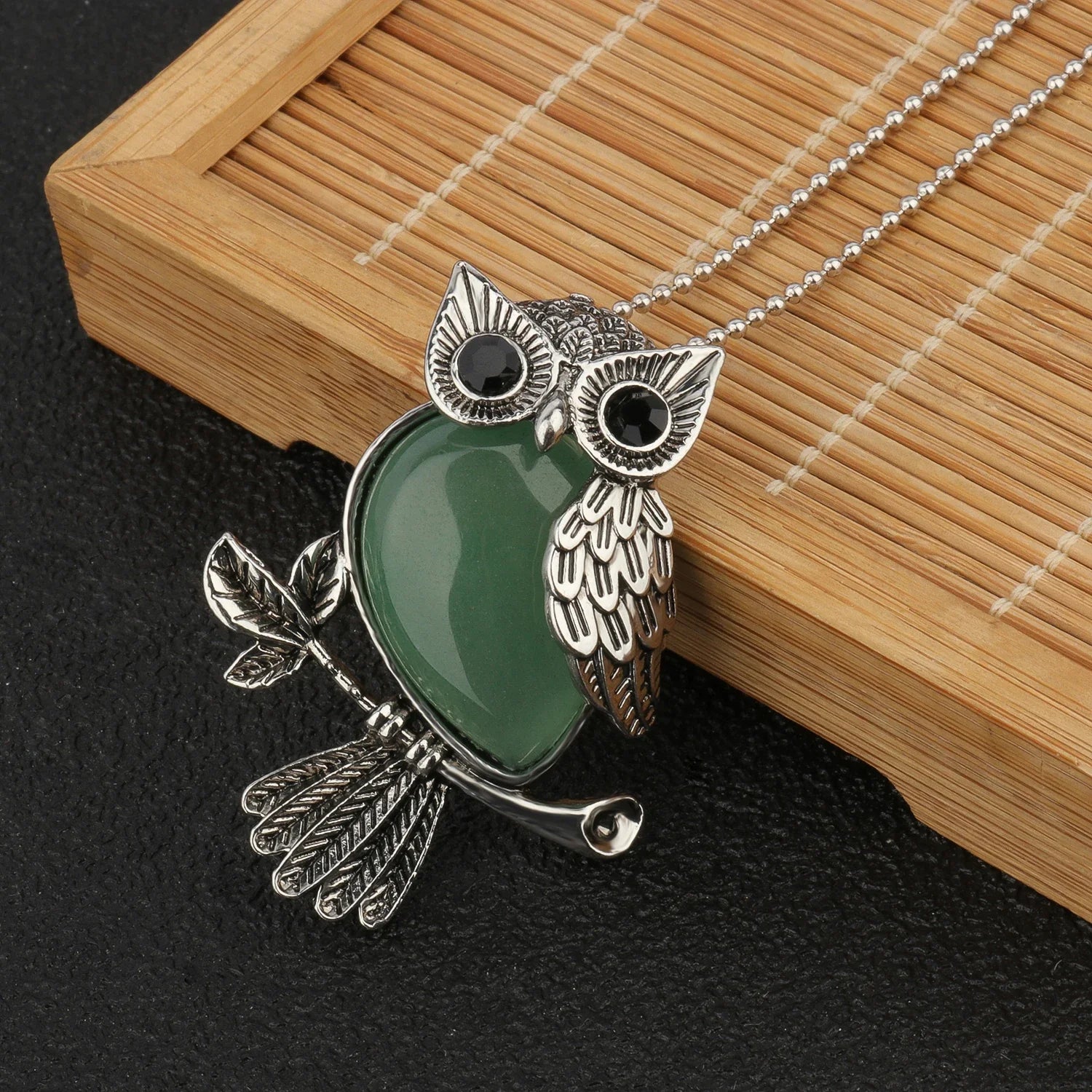 Crystal Owl Wisdom Pendant Necklace - emmy-rae-jewels.com