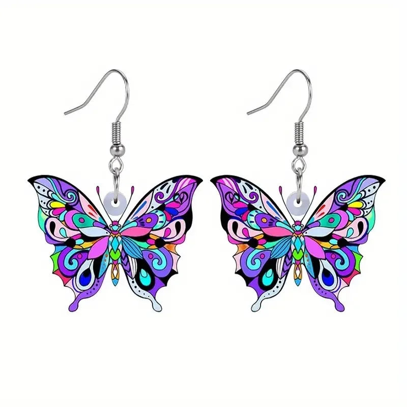 Colorful Butterfly Earrings for Women - emmy-rae-jewels.com