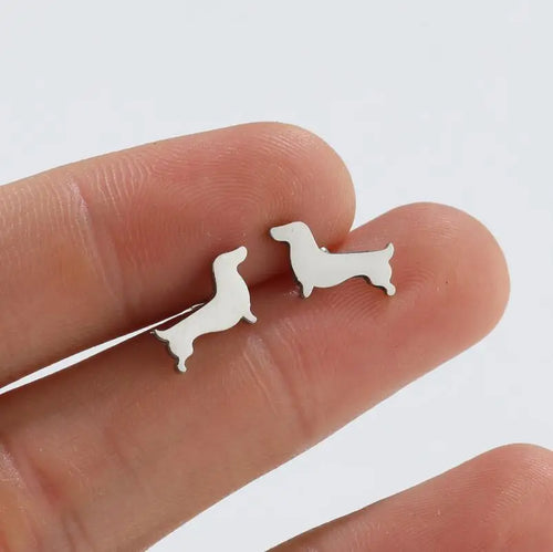 Dachshund Stud Earrings - emmy-rae-jewels.com